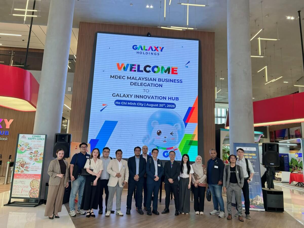 MedicalMet with the MDEC Malaysian business delegation at the Galaxy Innovation Hub, Ho Chi Minh City, 20 August 2026